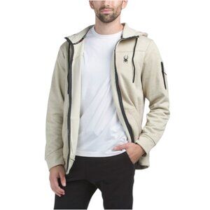 SPYDER Pique Knit Fleece Lined Full Zip Hoodie